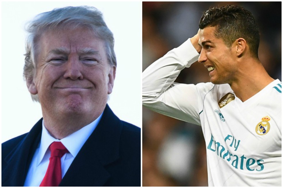Trump imagina una campaña presidencial de Cristiano Ronaldo