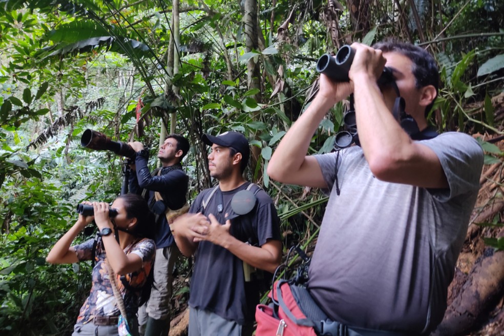Parte del equipo de la expedición al Alto Sinú
