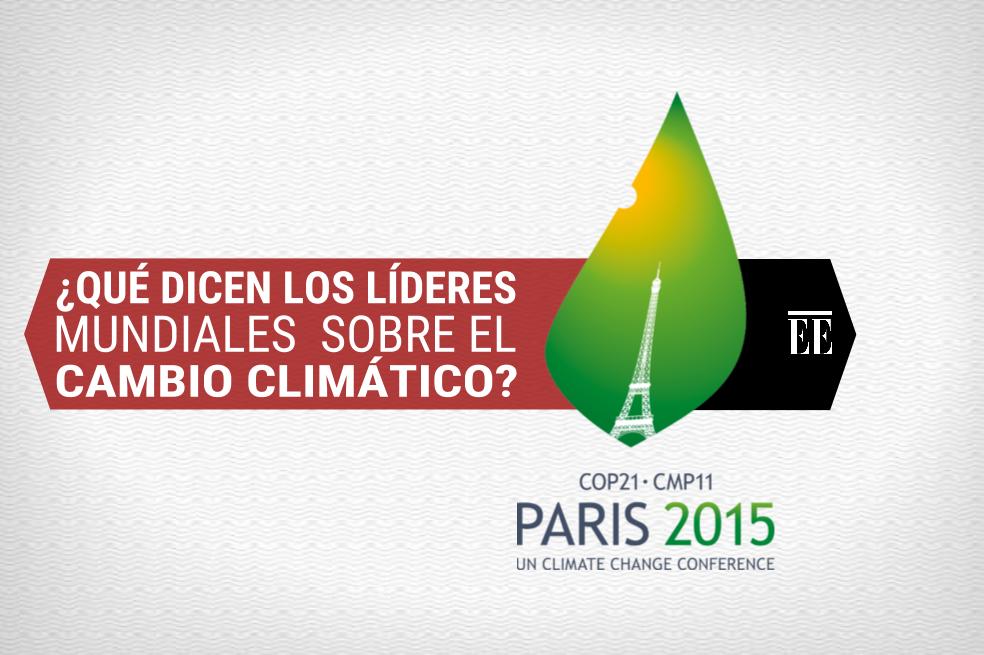 La conferencia climática COP21 en frases