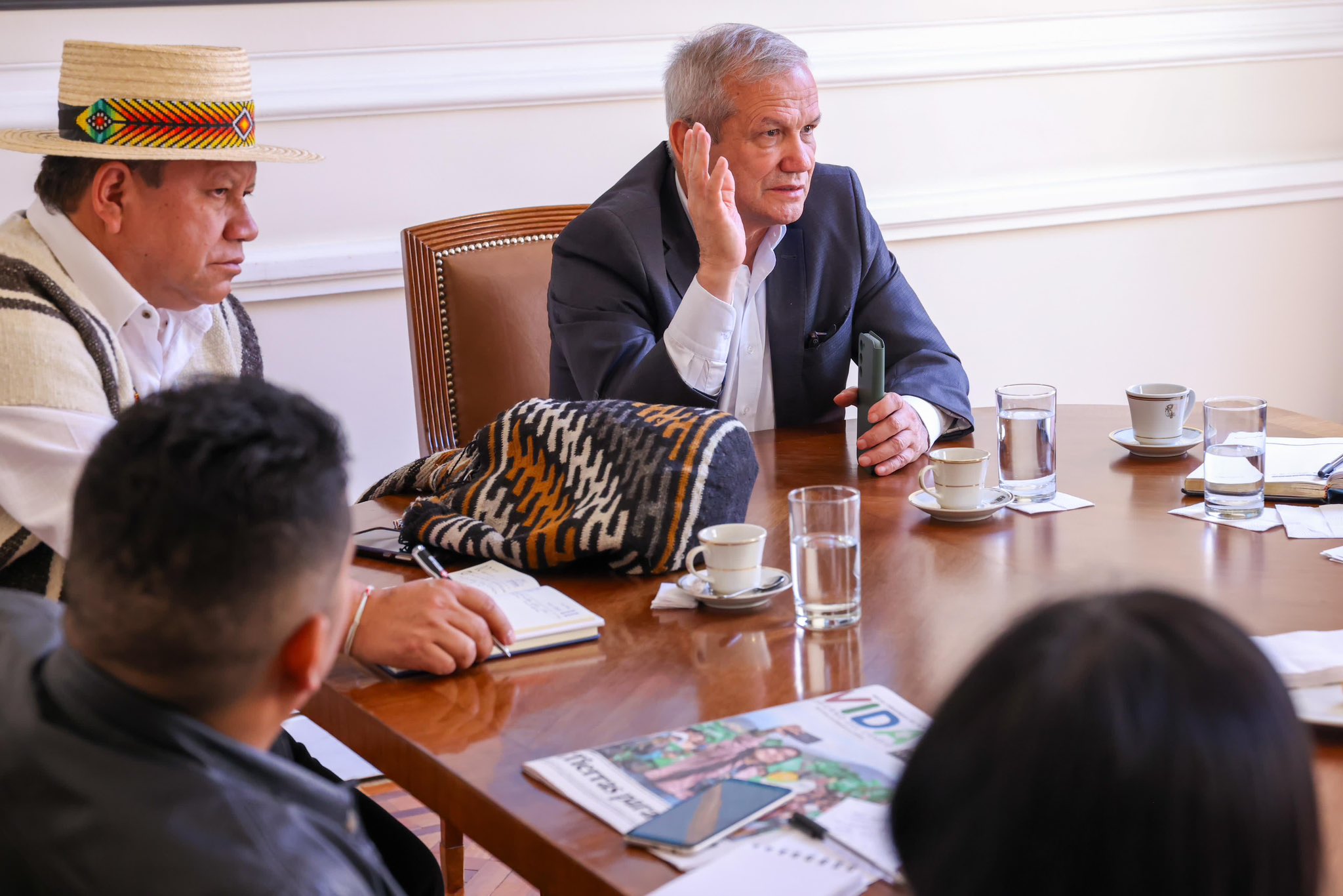Gobierno se reunió con comunidades indígenas para avanzar en el “acuerdo nacional”