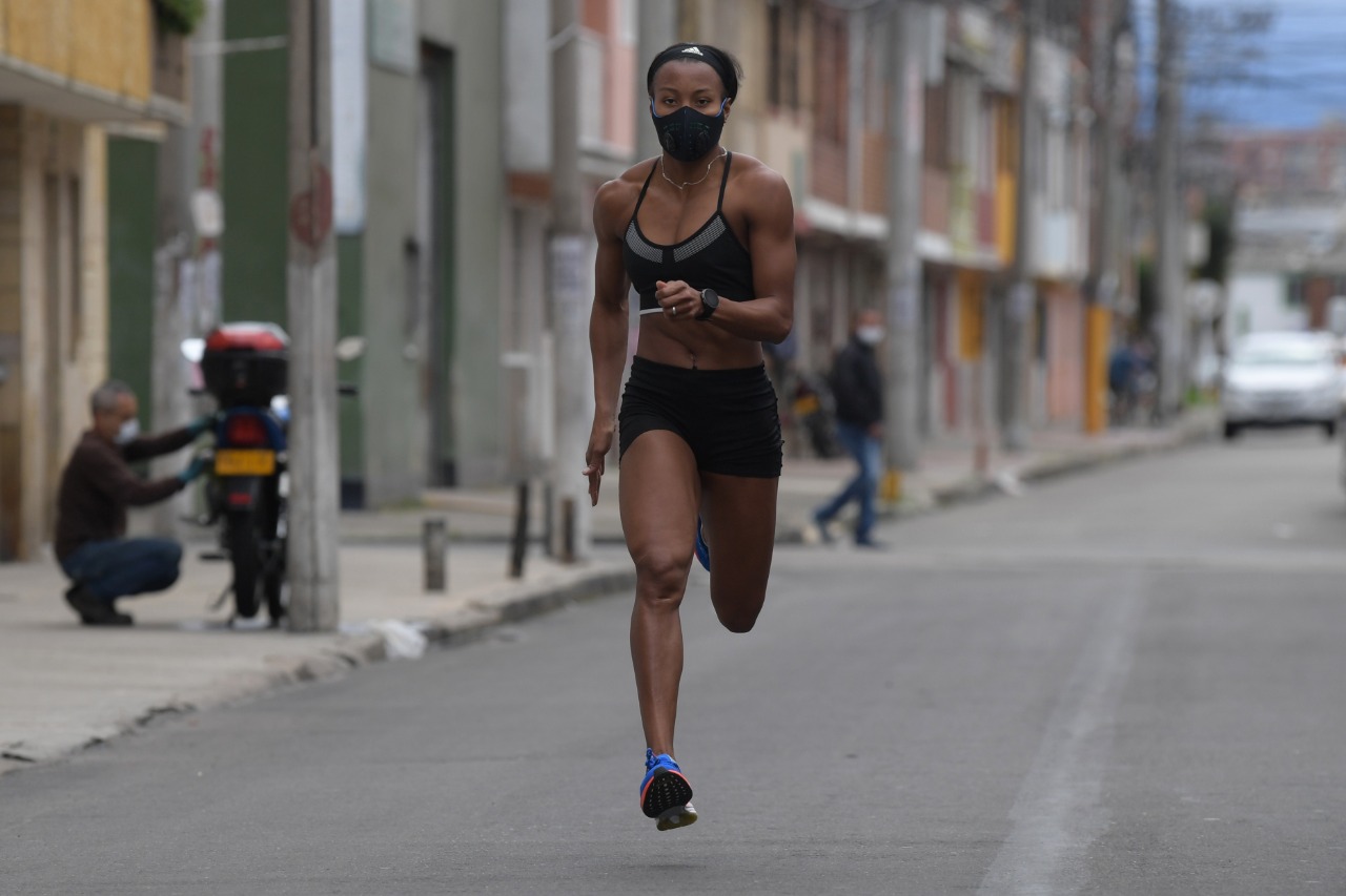 Entrenamiento Evelys Aguilar