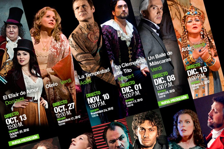 Metropolitan Opera de Nueva York vuelve al cine y en HD
