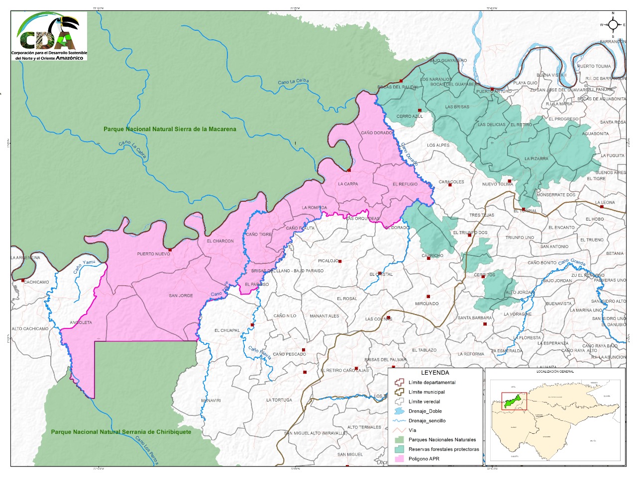 Esta sería el área protegida.
