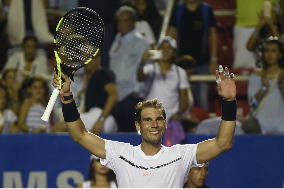 Nadal avanzó sin problemas a los cuartos del Abierto de México