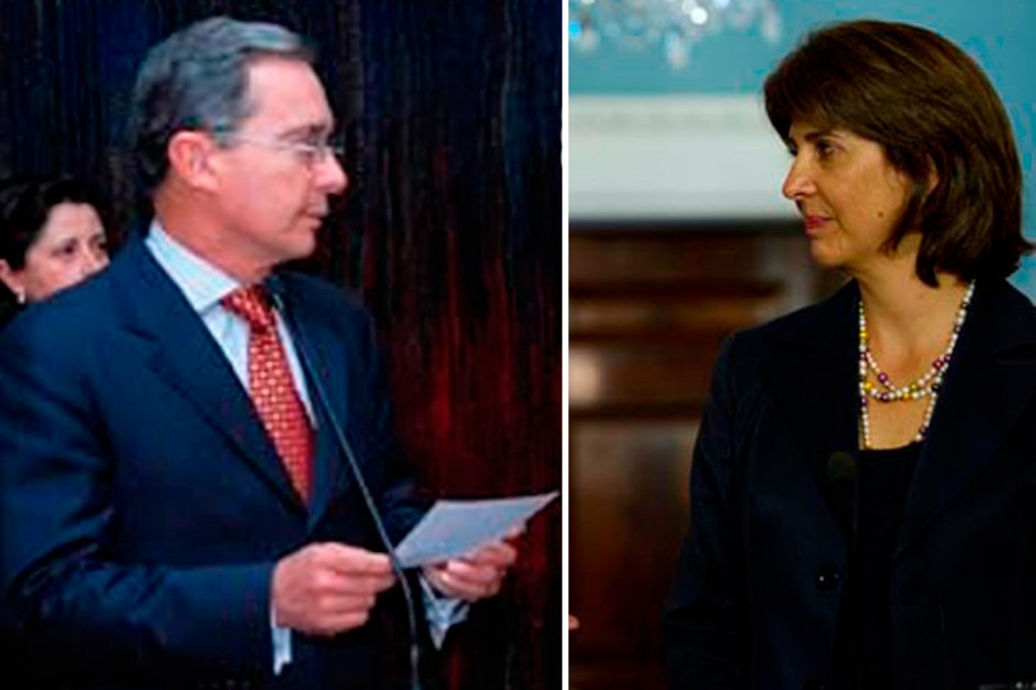 Expresidente Uribe arremetió contra la canciller Holguín