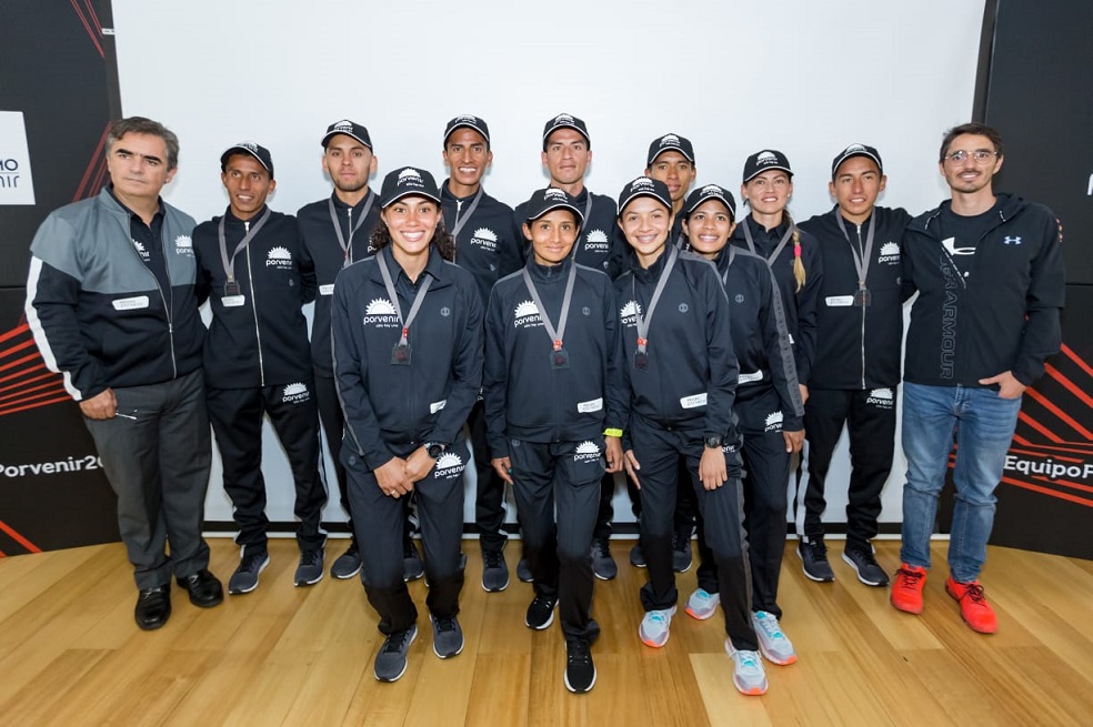 Porvenir presentó su equipo de atletismo para 2020