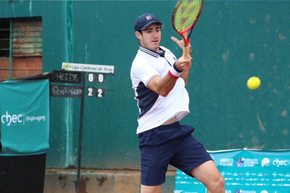 Nicolás Buitrago, único colombiano que sigue en el ITF Ciudad de Manizales