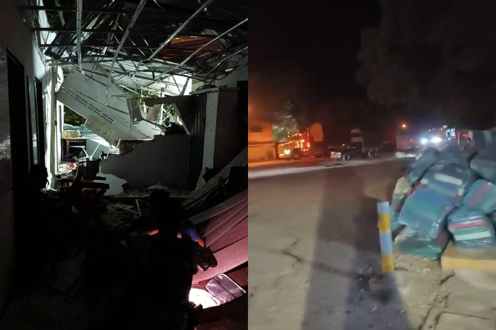 Atentado con drones cargados con explosivos deja cinco policías heridos en Pailitas (Cesar)