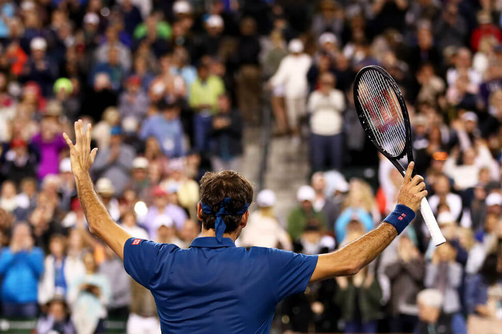 Roger Federer venció a Stan Wawrinka y avanzó en Indian Wells
