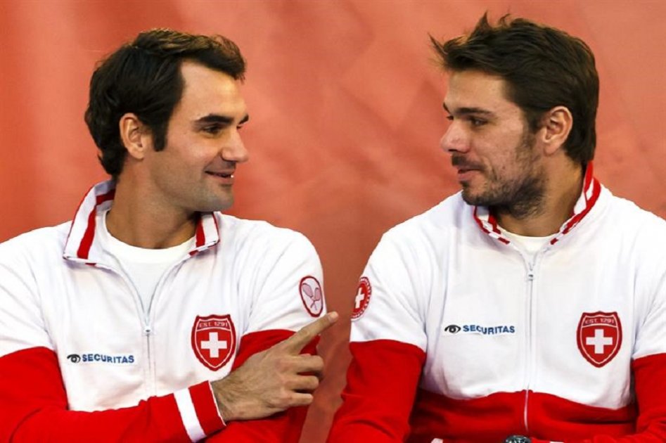 Federer y Wawrinka jugarán con Suiza para evitar descenso en la Davis