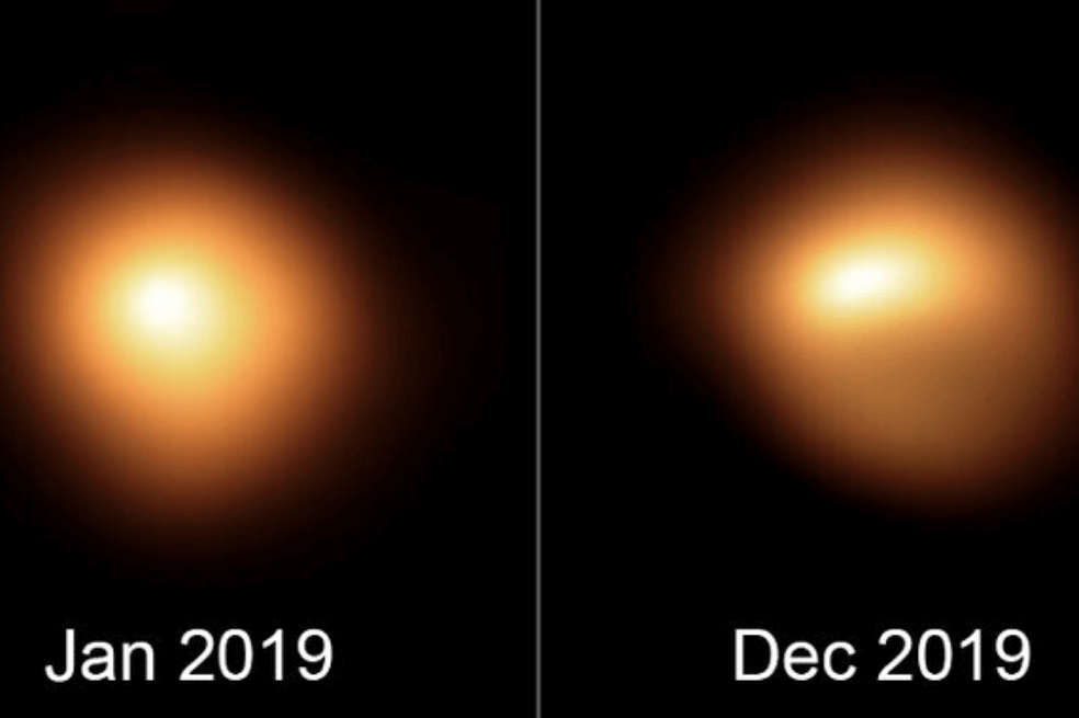 Betelgeuse, una de las estrellas más brillantes de Orión, está perdiendo su brillo ¿por qué?