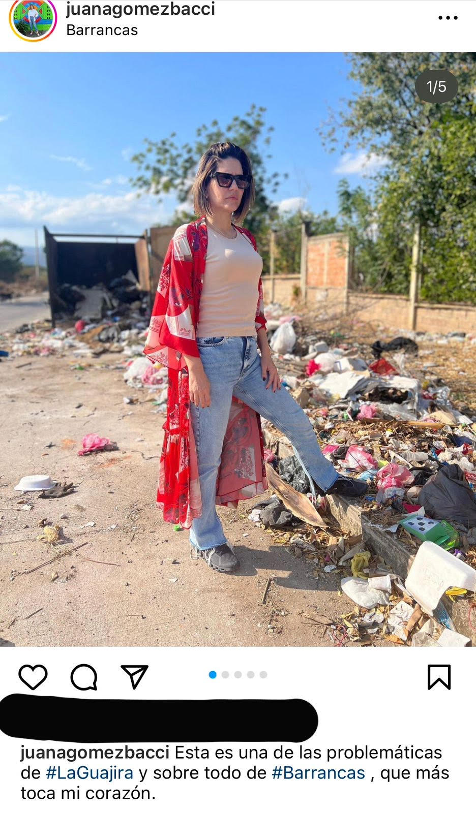 Instagram de Juana Gómez