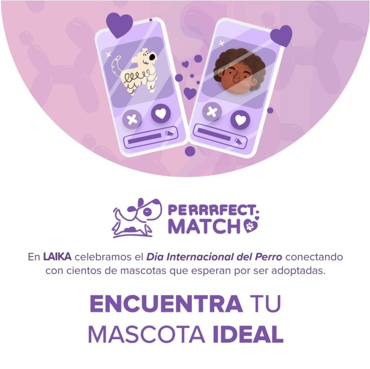 LAIKA revoluciona la adopción de mascotas en Latinoamérica con el lanzamiento de "Perrfect Match"