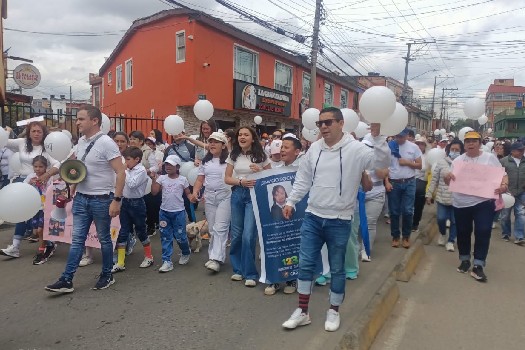 “Unidos por Valeria”, Cajicá marcha para apoyar búsqueda de menor desaparecida