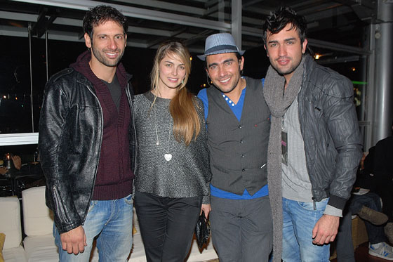 Celebración entre artistas