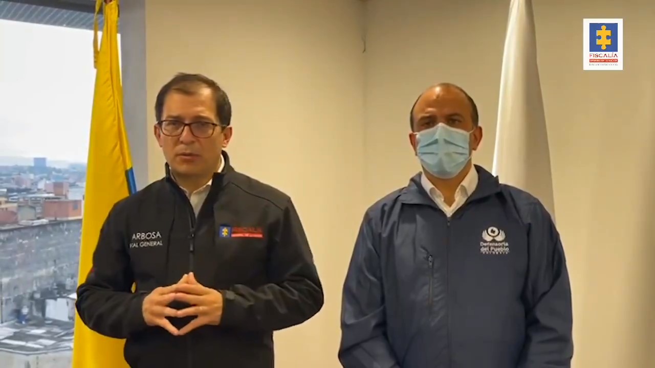 Fiscalía y Defensoría harán equipo para contabilizar los crímenes en el Paro Nacional
