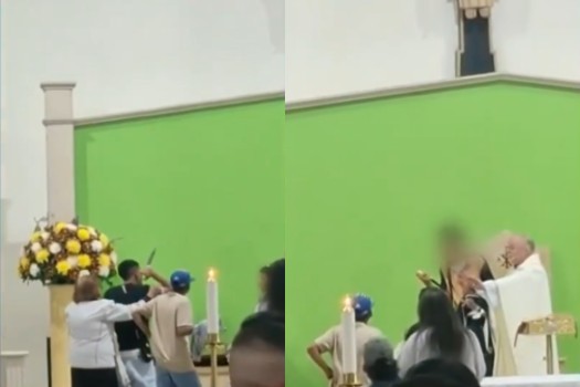 Jóvenes armados irrumpen en iglesia de Bogotá y desatan caos durante misa