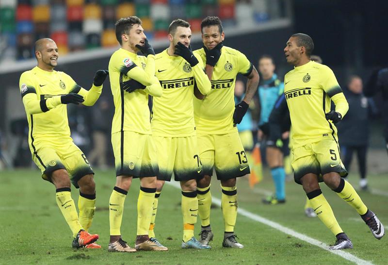 Murillo y Guarín fueron titulares en la goleada de Inter a Udinese