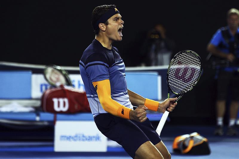 Raonic eliminó a Monfils en el último duelo de cuartos de final