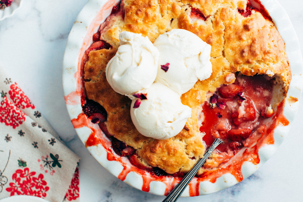 Receta fácil y rápida: Crumble con crerezas