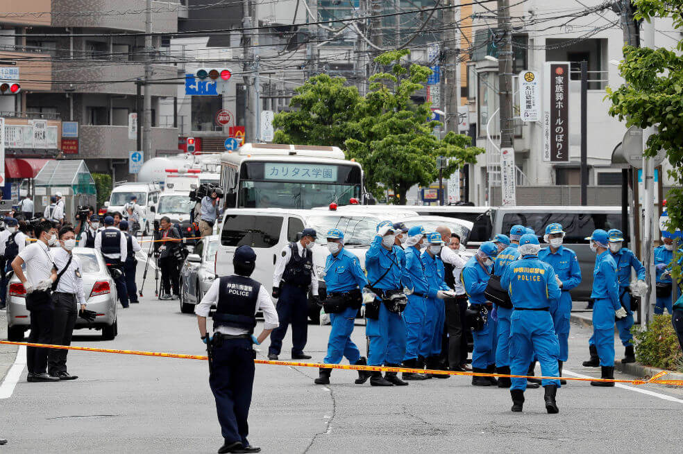 Ataque con arma blanca en Japón deja dos muertos y 17 heridos