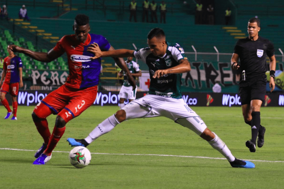 Deportivo Cali venció sobre la hora a Medellín y es el nuevo líder de la liga