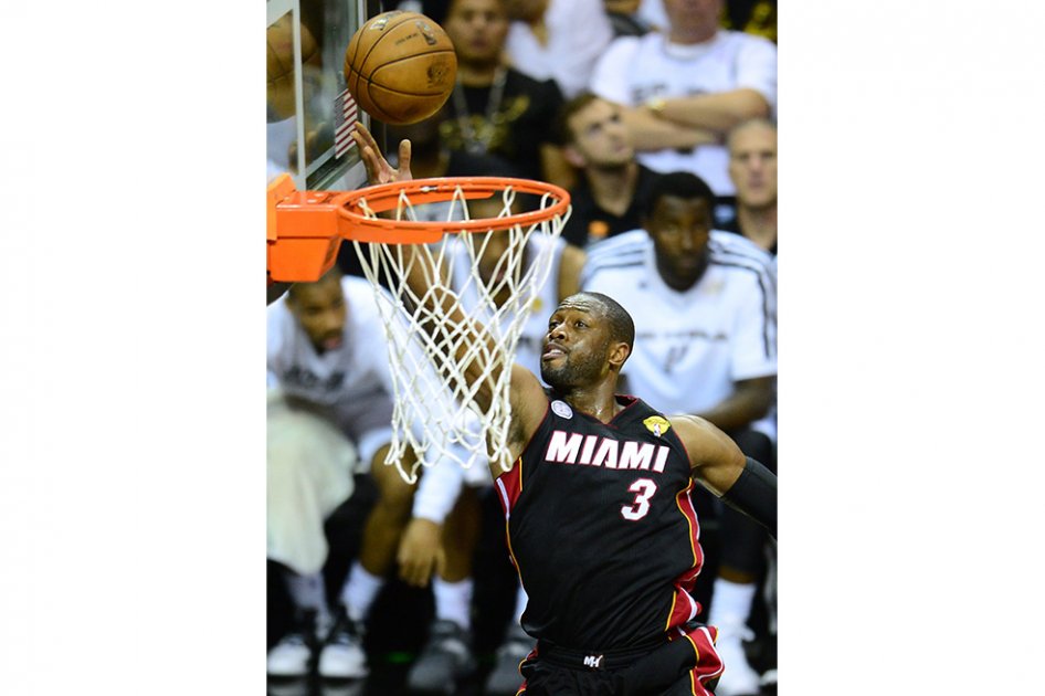 Dwyane Wade, base de los Miami Heat. Foto: AFP