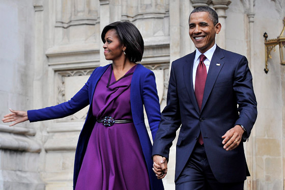 Michelle Obama deslumbra en Londres