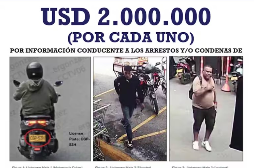 Ofrecen dos millones de dólares de recompensa por asesinos de testigo del FBI, en Medellín