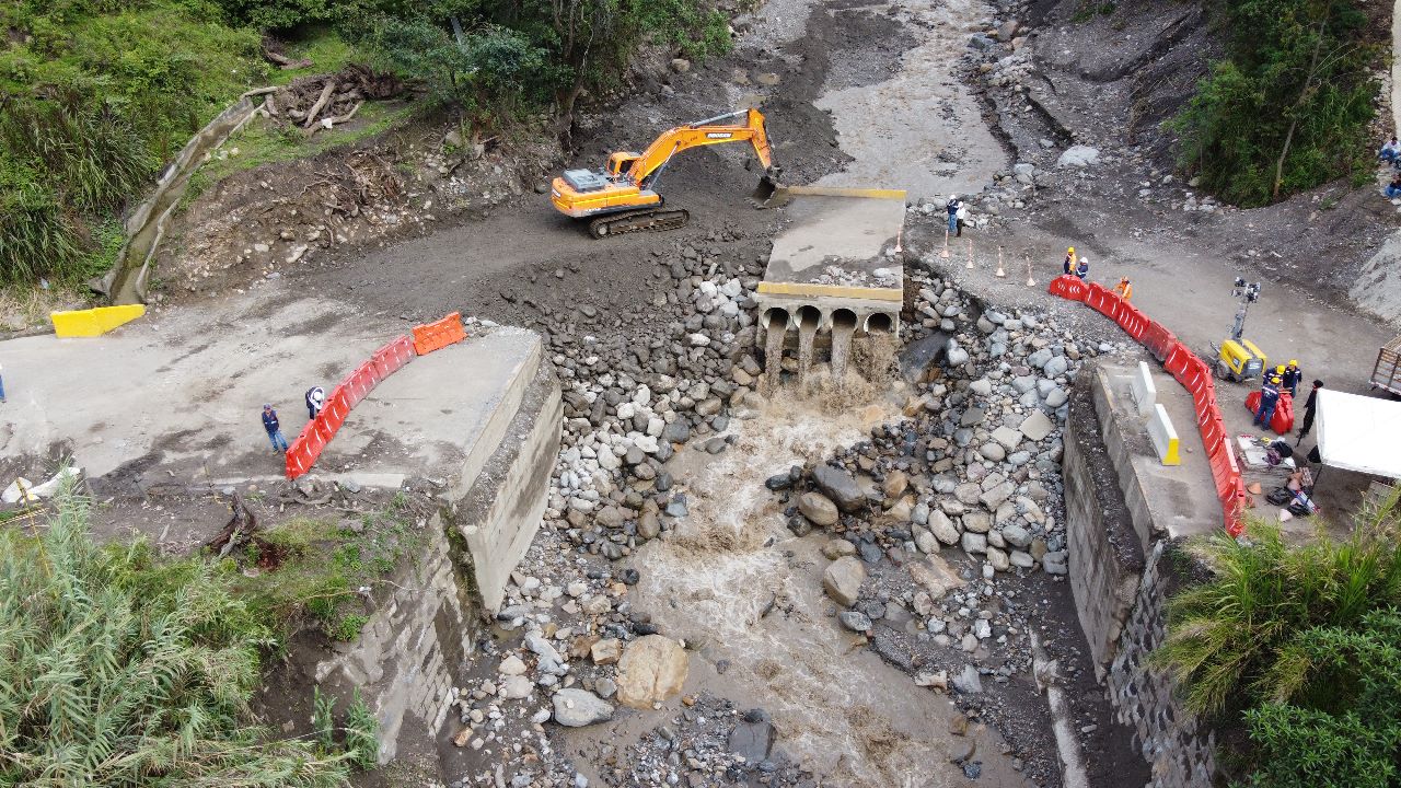 Con puente metálico se habilitará paso entre Málaga y Concepción (Santander)