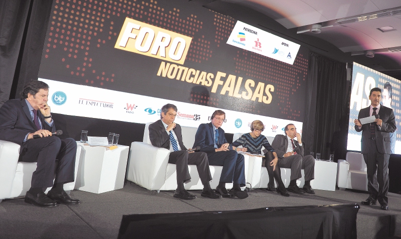 Al foro asistieron directores de medios como “Semana”, Caracol Televisión, Blu Radio, “El Tiempo”, W Radio y El Espectador. / Gustavo Torrijos - El Espectador