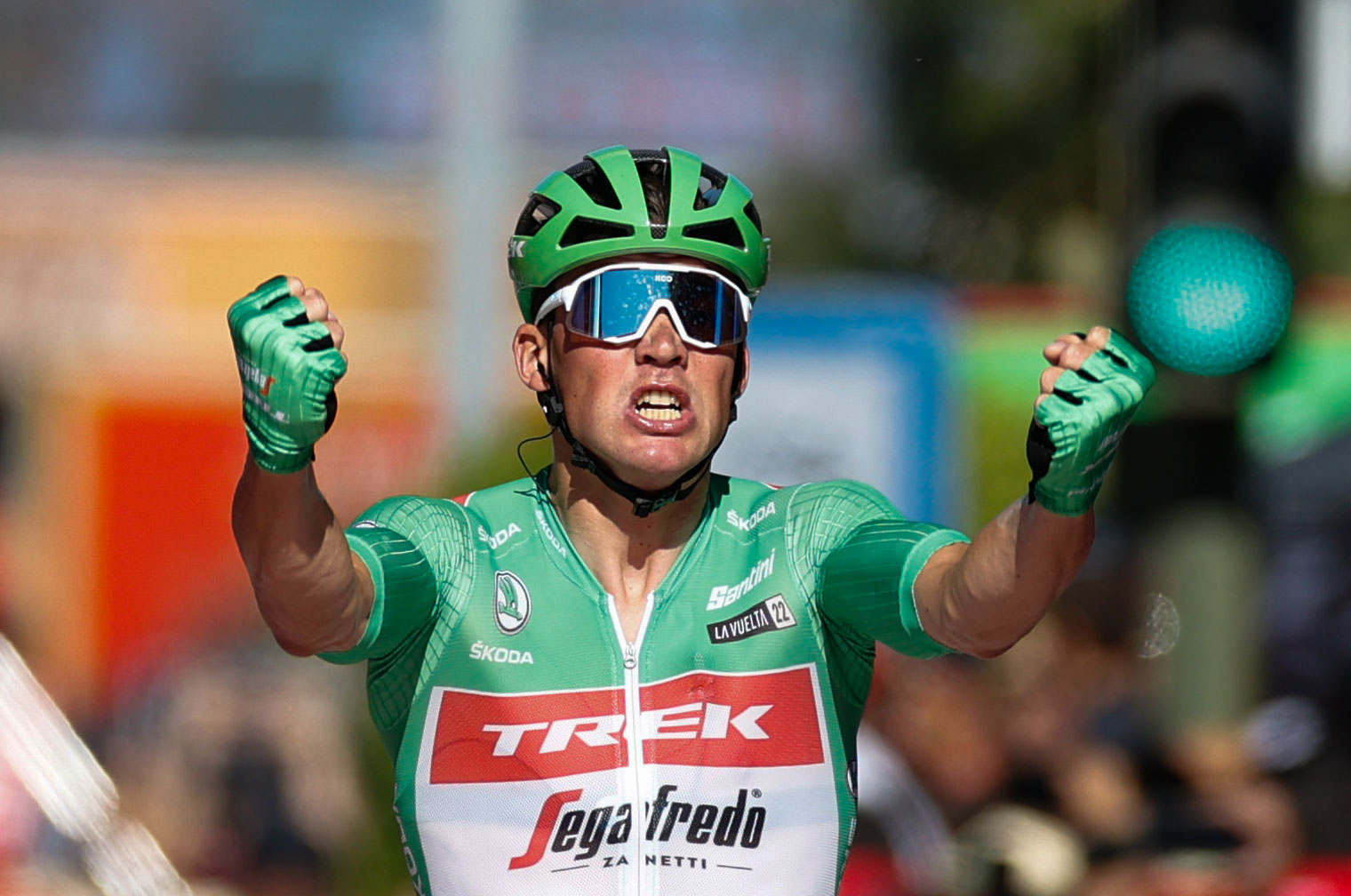 Mads Pedersen, otra vez: el danés ganó la etapa 19 de la Vuelta a España 2022