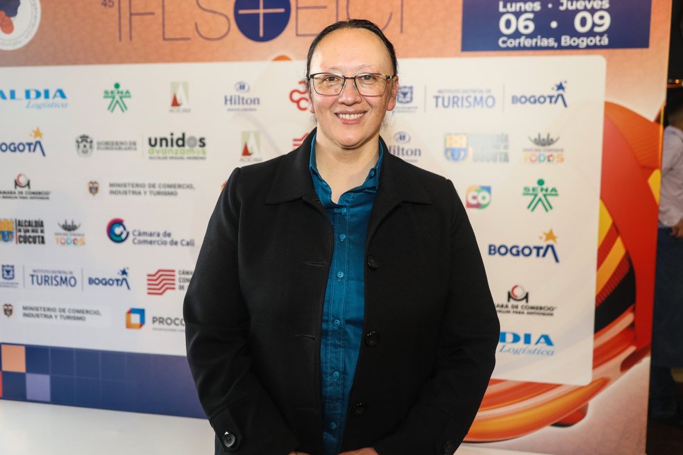 Olga Quintana , Organizadora feria feria del cuero