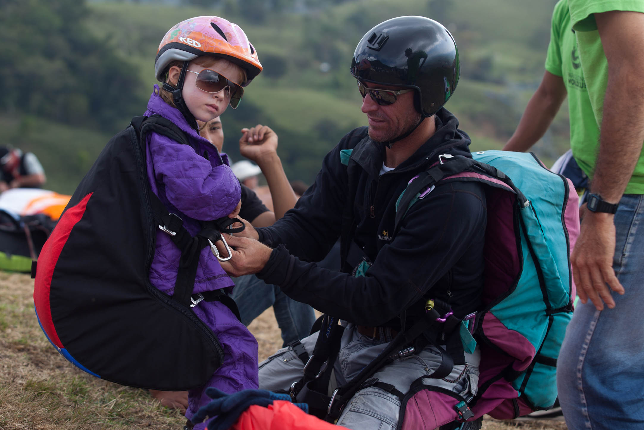 Gran día de competencia en el Campeonato Mundial de Parapente