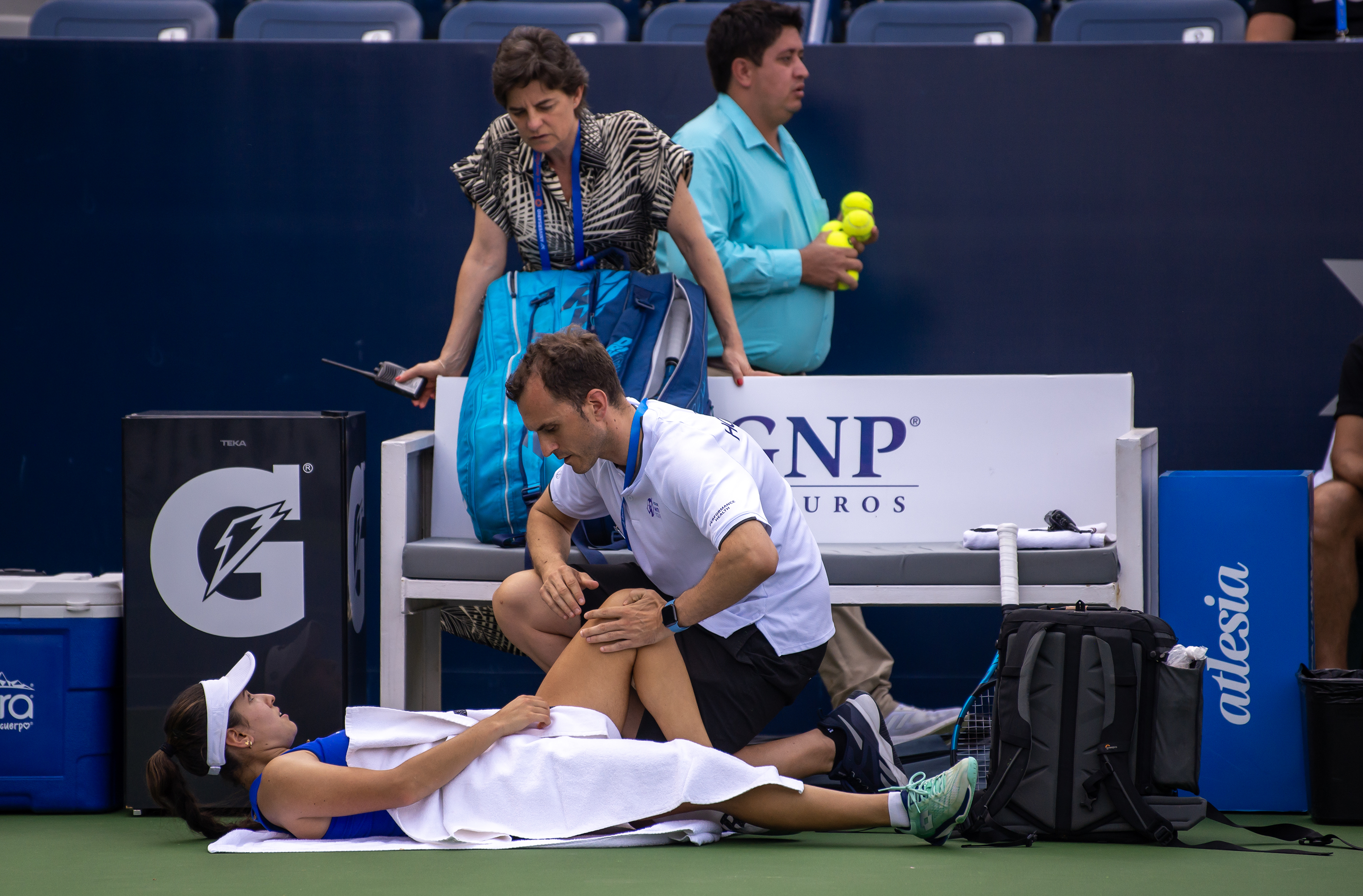 Camila Osorio se despidió del Abierto de Monterrey por lesión