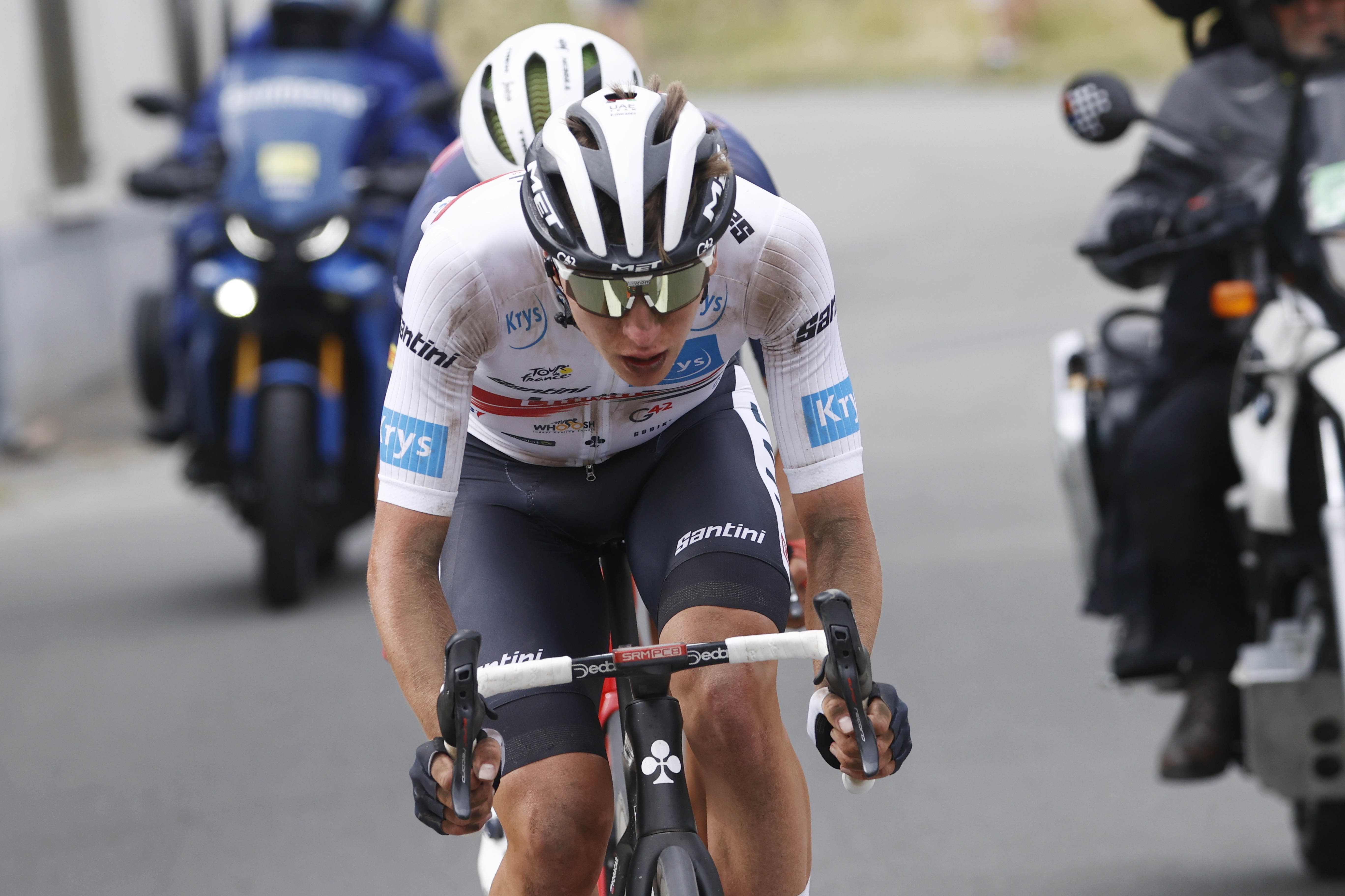 Tadej Pogacar ya empezó a sacar diferencias en el Tour de Francia
