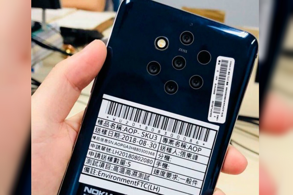 Nokia 9 ¿el primer teléfono con cinco cámaras?