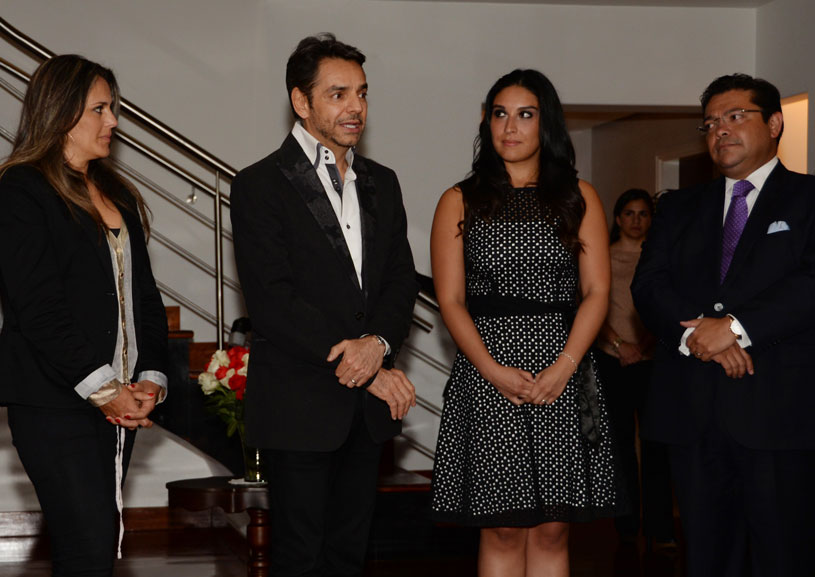 Eugenio Derbez brindó en honor a Colombia