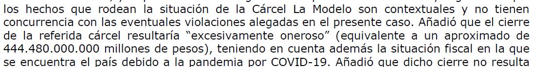 Argumento Colombia a Corte IDH