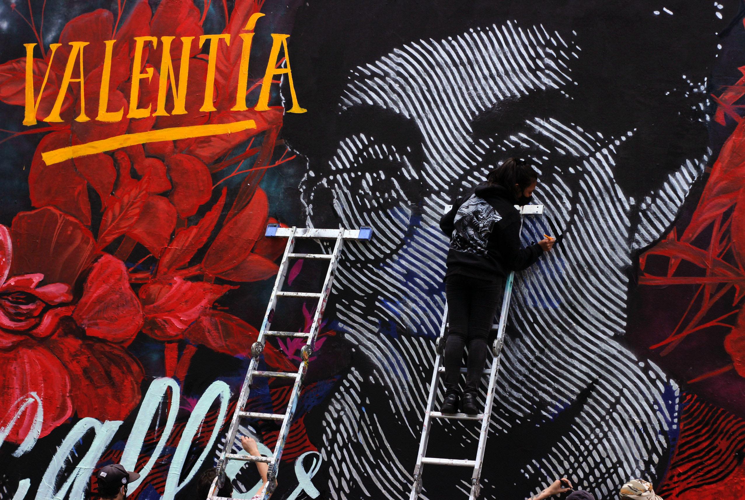 Ana María Cuesta León fue fundadora del colectivo Dexpierte, que busca desde hace 15 años a través del mural callejero despertar la memoria colectiva sobre nuestra historia social y política.