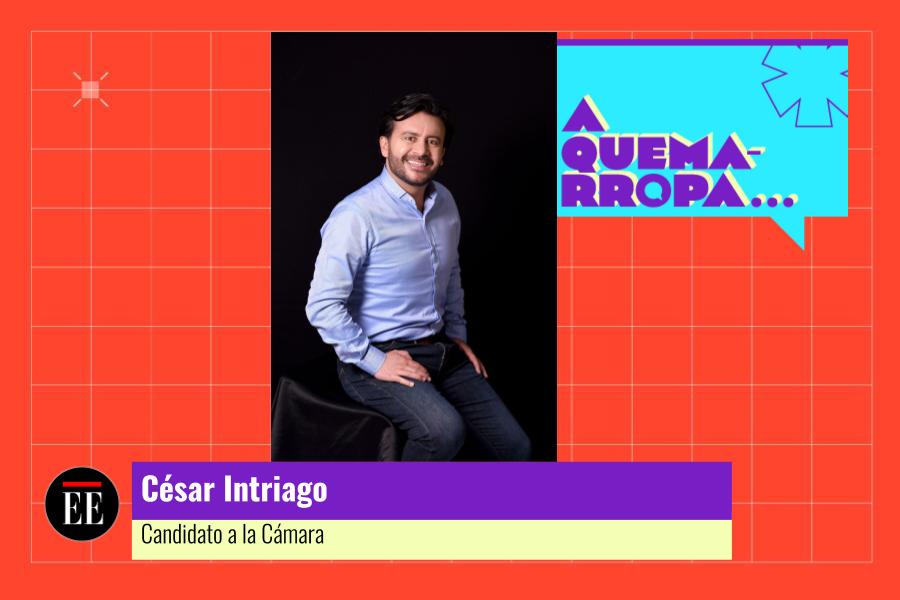 A Quemarropa con César Intriago, candidato a la Cámara de Cundinamarca