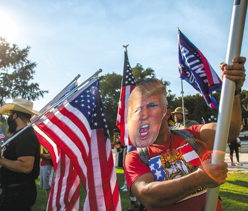 El positivo de Trump: los cuatro días de caos en EE. UU.