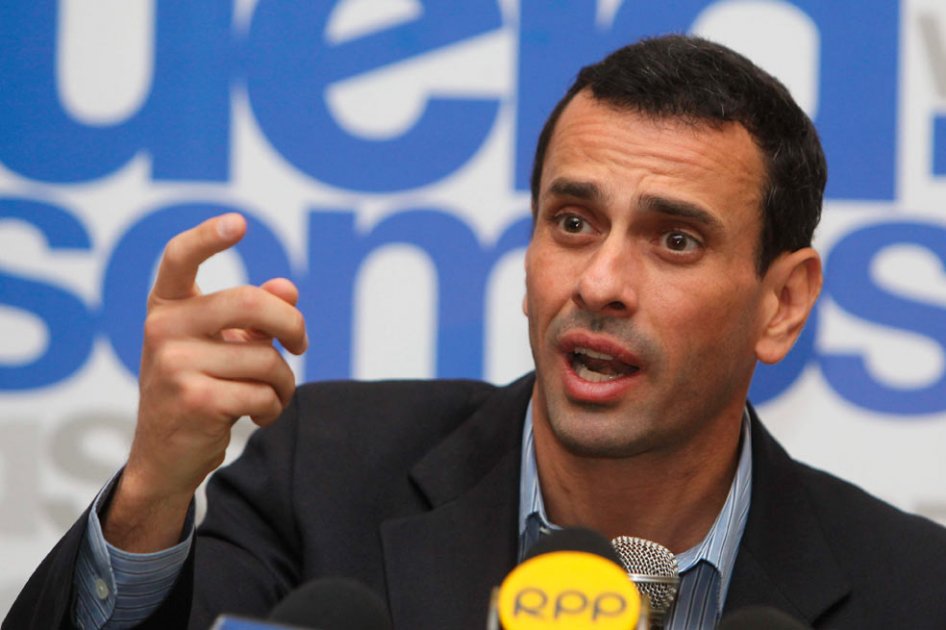 Henrique Capriles, líder de la oposición en Venezuela. Foto: EFE