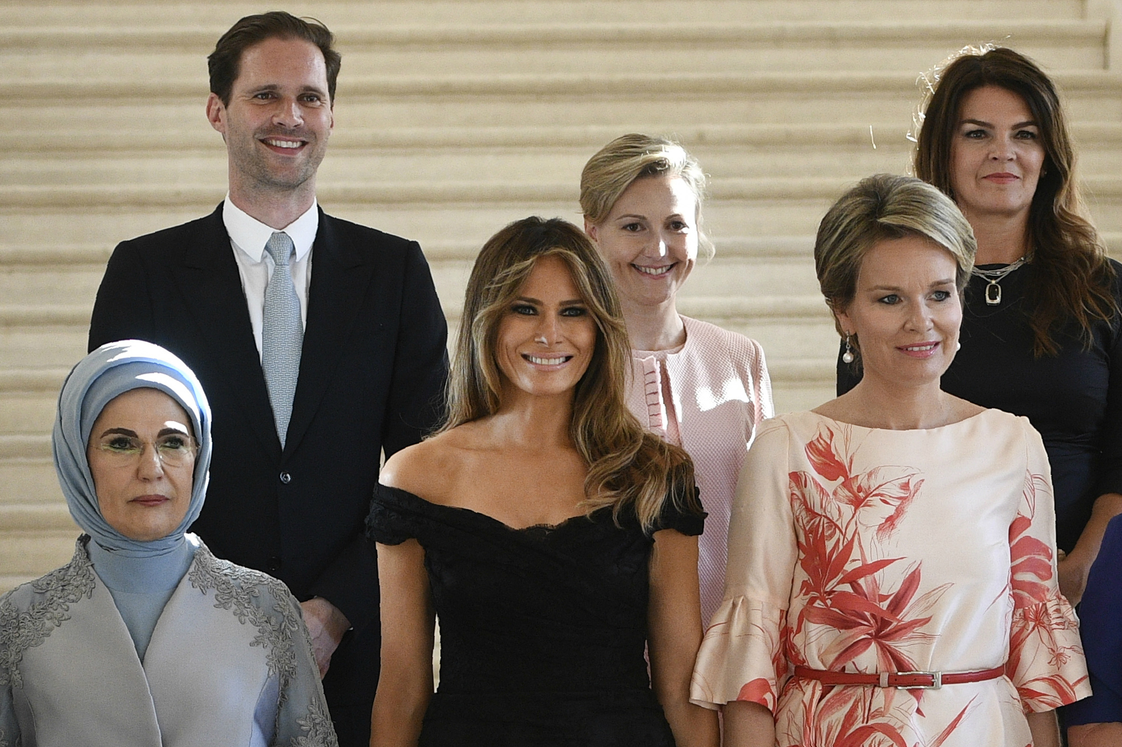 El «primer caballero» que les robó el protagonismo a Melania Trump y Brigitte Macron