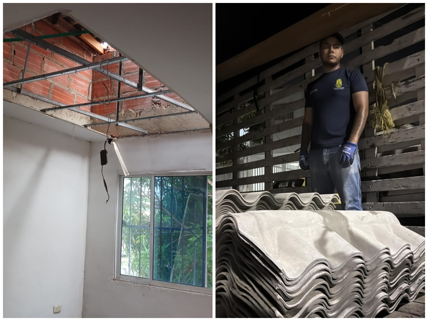 Más de 70 viviendas afectadas dejó vendaval en el suroccidente de Barranquilla
