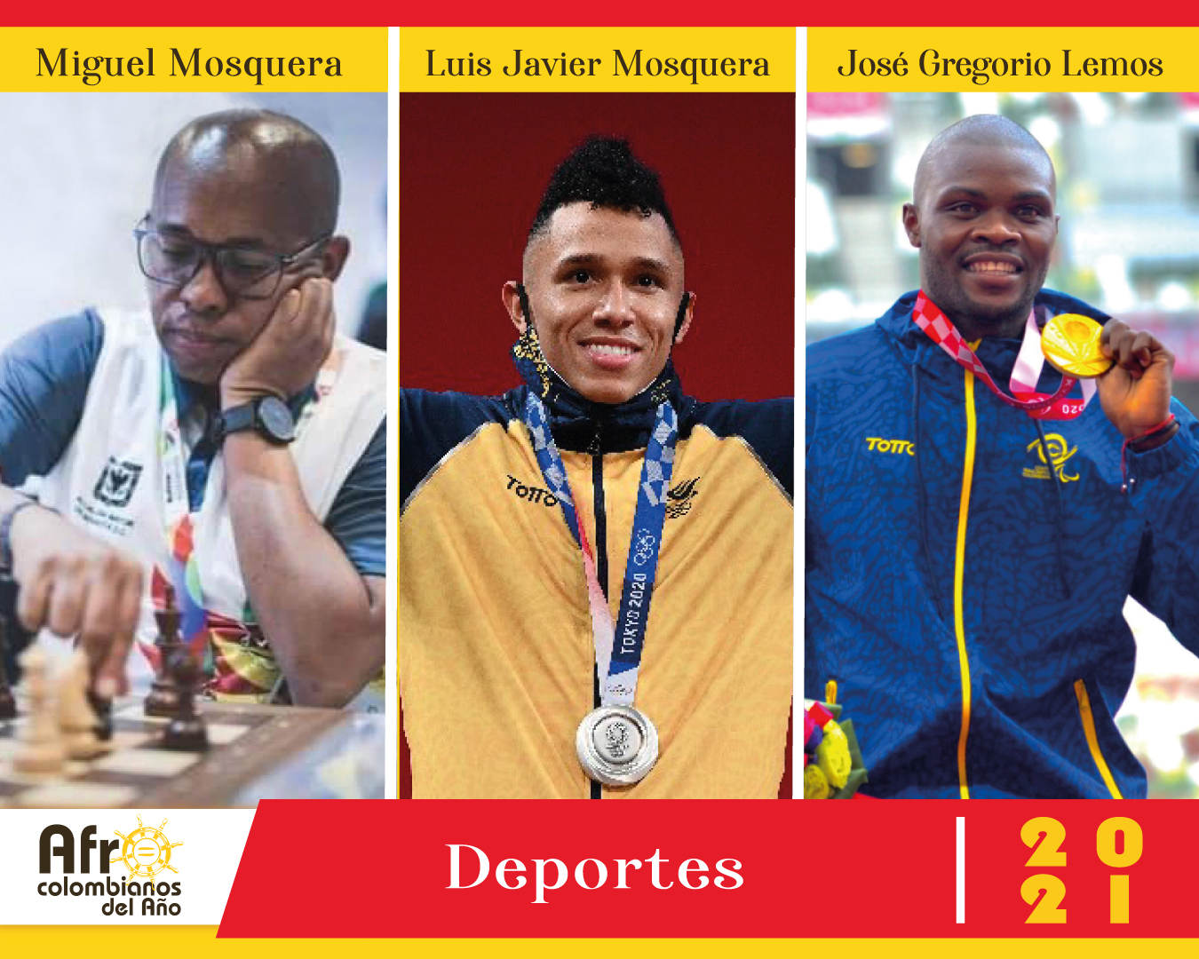 Primeros nueve nominados en Afrocolombianos del Año 2021