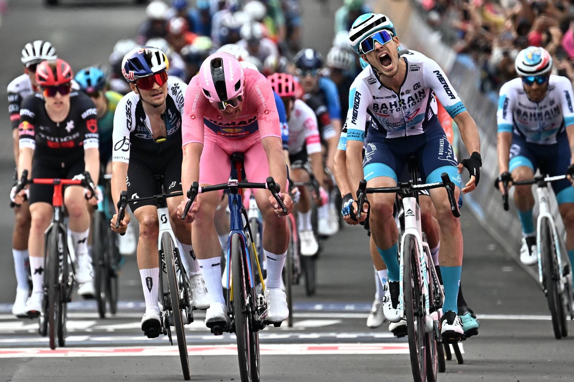 Así quedó la clasificación general del Giro de Italia 2025 tras la quinta etapa