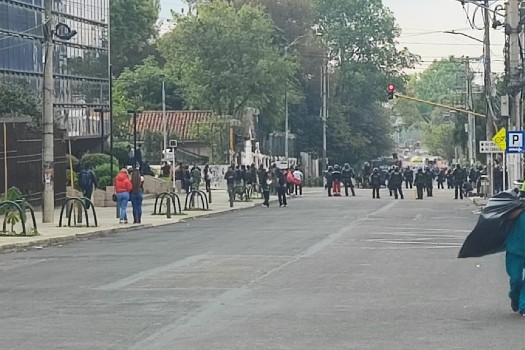 Movilidad en Bogotá: Manifestaciones en la calle 72 con carrera 11