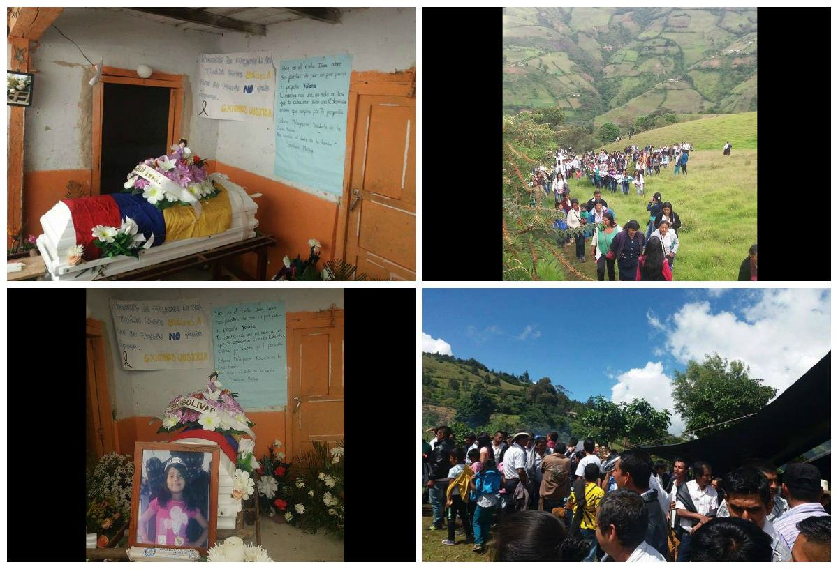 Así fue el último adiós a Yuliana Samboní, en el Tambo (Cauca)
