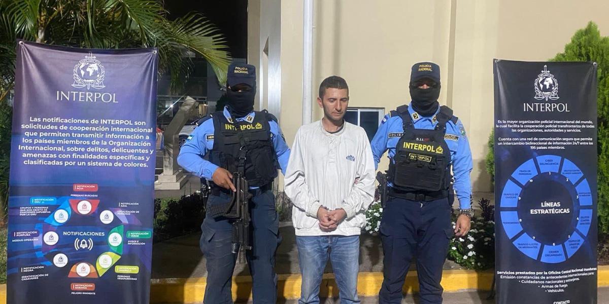 Capturan en Honduras a narco colombiano, condenado a 23 años de prisión